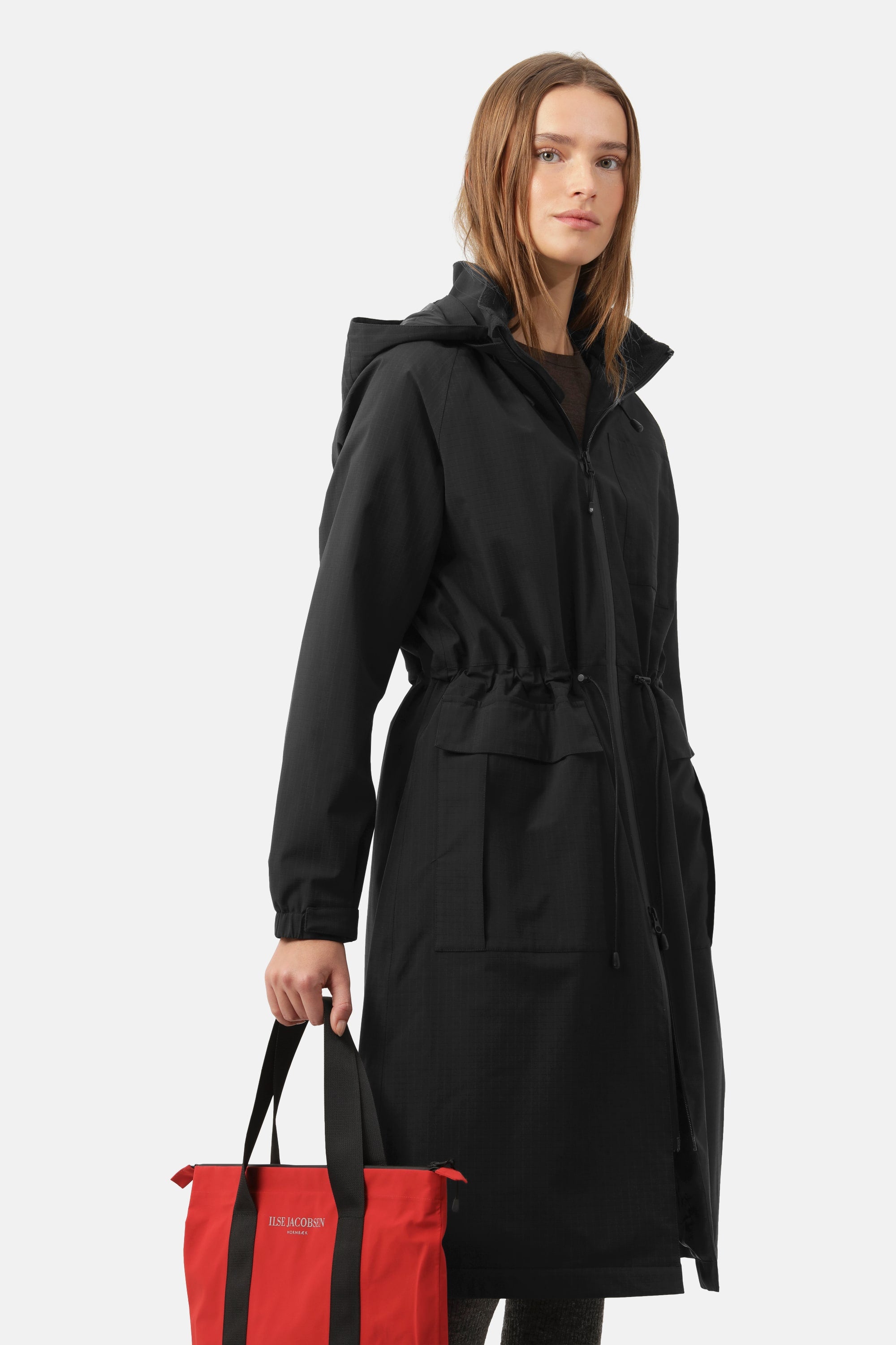 Long Winter Coat - Black Beauty